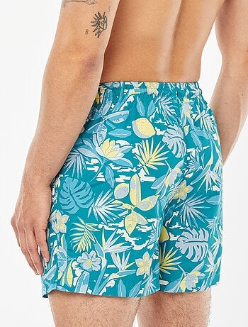 Short de bain imprimé fantaisie