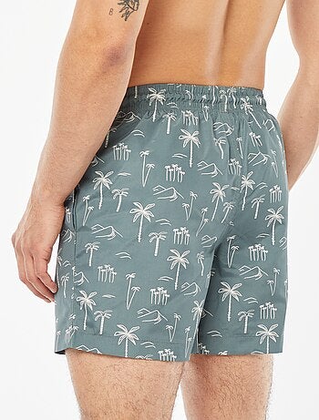 Short de bain imprimé fantaisie
