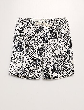 Short de bain imprimé