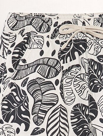 Short de bain imprimé