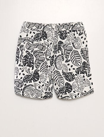 Short de bain imprimé