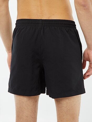 Short de bain uni avec cordons