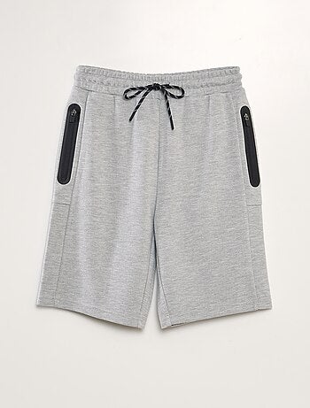 Short de jogging en piqué de coton
