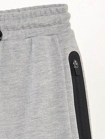 Short de jogging en piqué de coton