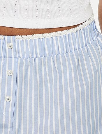 Short de pyjama fluide