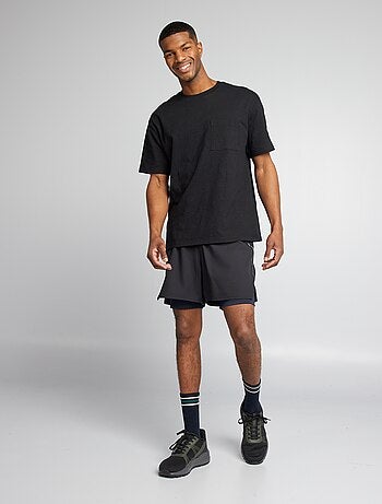 Short de sport 2-en-1