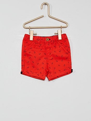 Shorts Bermudas Bebe Garcon Pas Chers Mode Bebe Garcon Bebe Rouge Kiabi