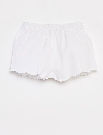 Short en broderies anglaises