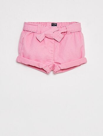Short en coton esprit denim