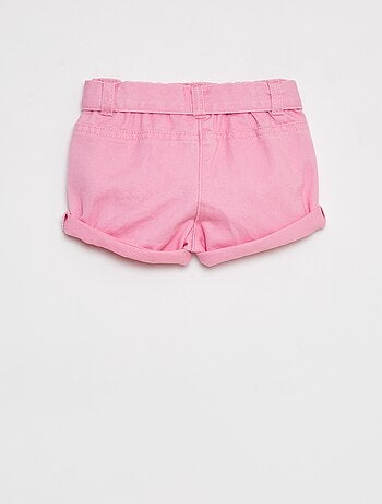 Short en coton esprit denim