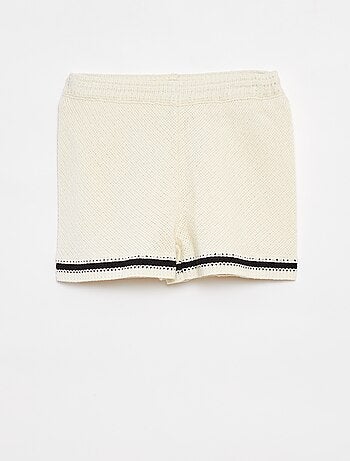 Short en crochet avec doublure