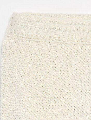 Short en crochet avec doublure