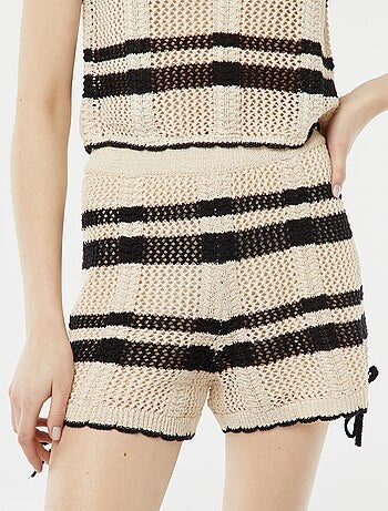 Short en crochet