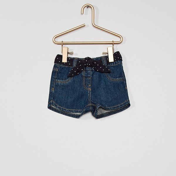 Short En Denim Eco Concu Bebe Fille Bleu Kiabi 10 00