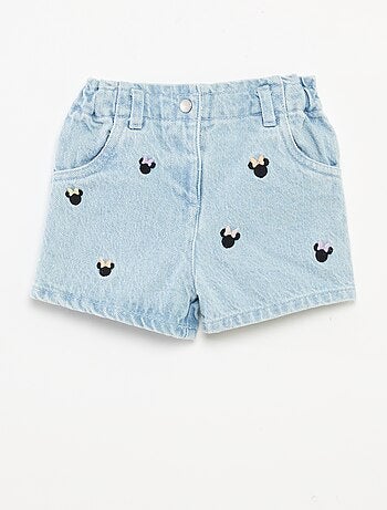 Short en denim 'Minnie' 'Disney' avec broderies