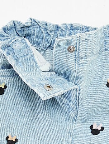 Short en denim 'Minnie' 'Disney' avec broderies