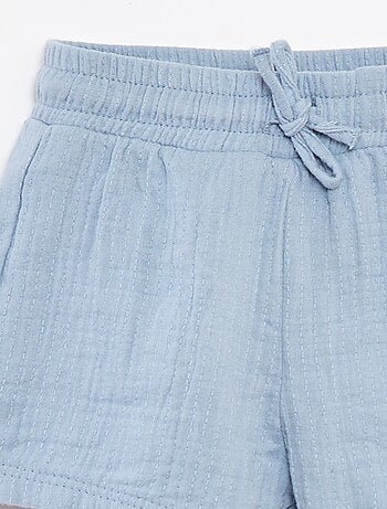 Short en gaze de coton