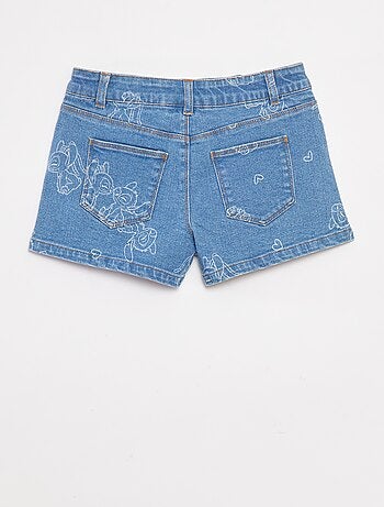 Short en jean 'Stitch'