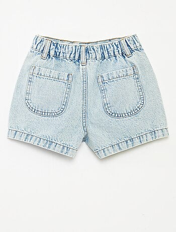 Short en jean taille haute