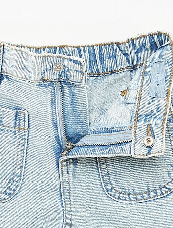 Short en jean taille haute