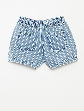 Short en jean taille haute