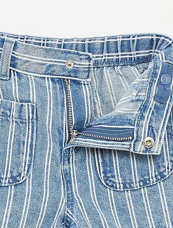 Short en jean taille haute