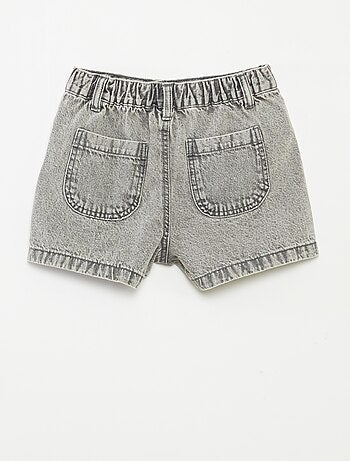 Short en jean taille haute