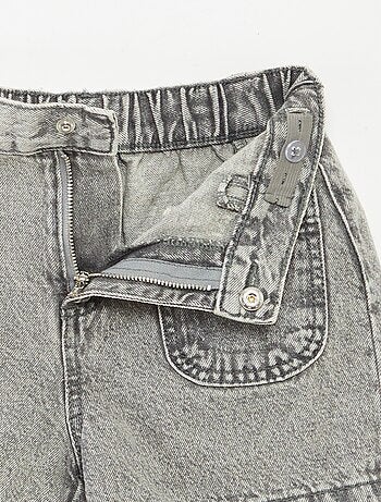 Short en jean taille haute
