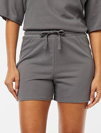 Short en molleton avec cordons