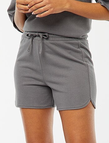 Short en molleton avec cordons