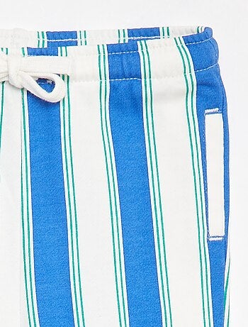 Short en molleton léger à motif