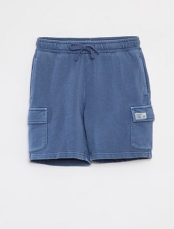 Short en molleton léger avec poche à rabat