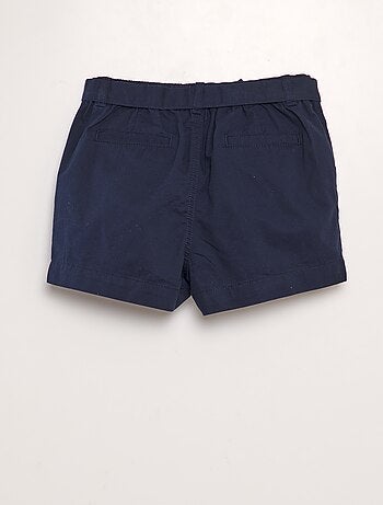 Short en popeline