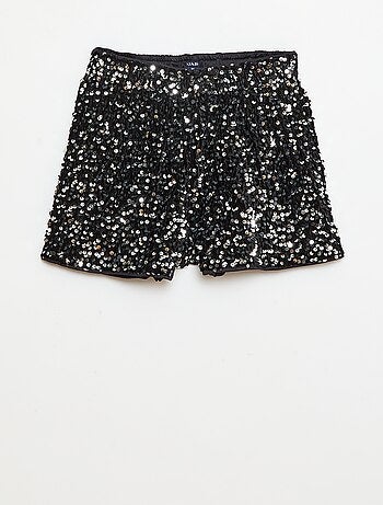 Short en sequins uni