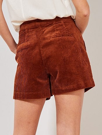 Femme du 34 au 48 - Short en velours côtelé - Kiabi