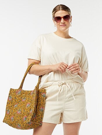 Short fluide en denim