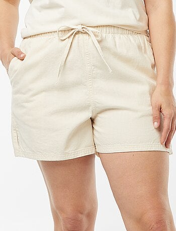 Short fluide en denim