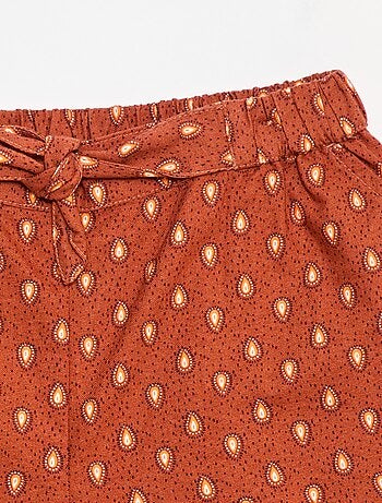 Short léger en coton