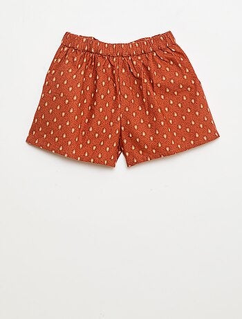 Short léger en coton