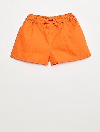 Short léger en coton