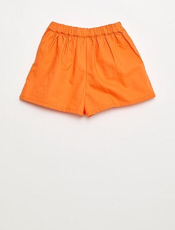 Short léger en coton