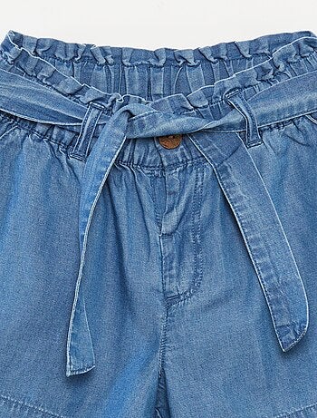 Short paperbag avec ceinture