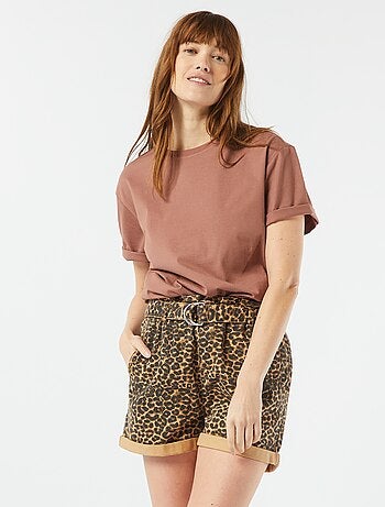 Short Paperbag avec ceinture