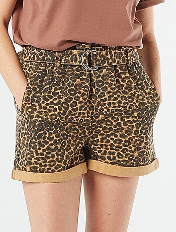 Short Paperbag avec ceinture