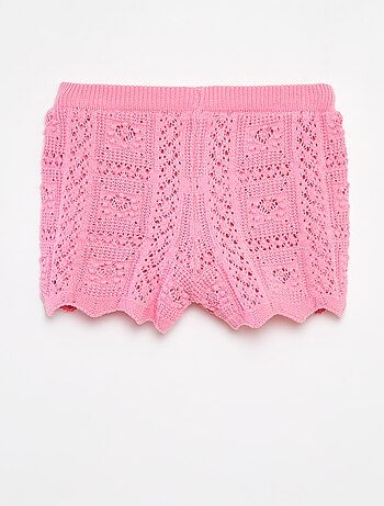 Short uni en crochet