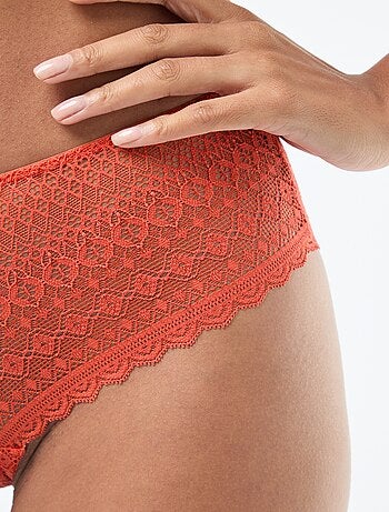 Shorty en dentelle