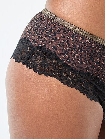 Shorty en microfibre imprimé