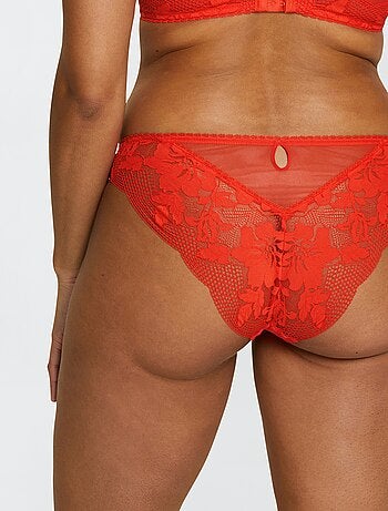 Slip en dentelle 'Sans complexe'