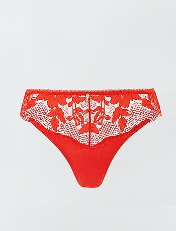 Slip en dentelle 'Sans complexe'