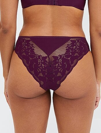 Slip en dentelle 'Sans complexe'